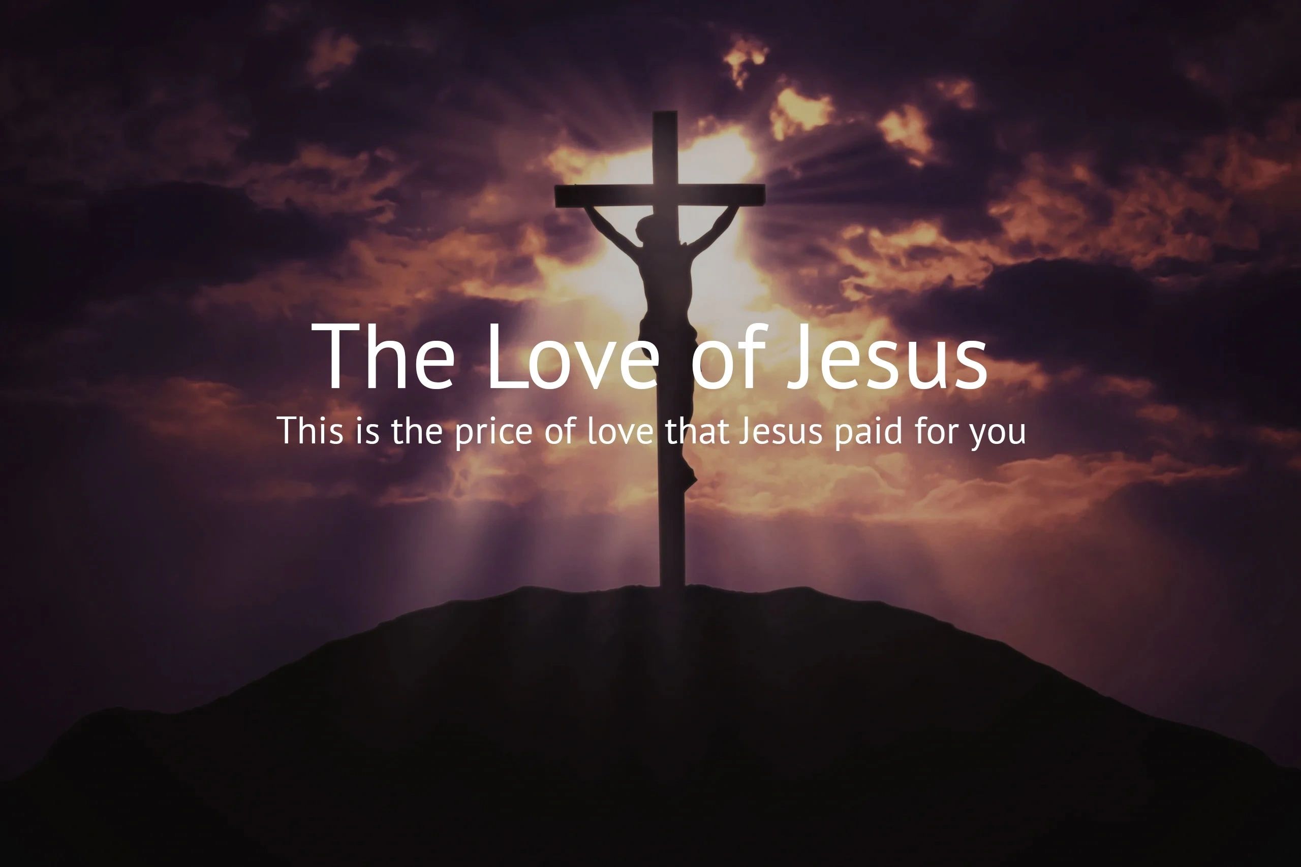 The Love of Jesus